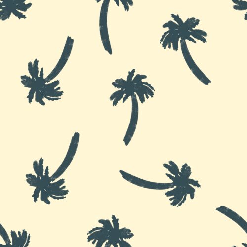 Lindsay Anne - Shoreline Palms Lt Yellow Navy