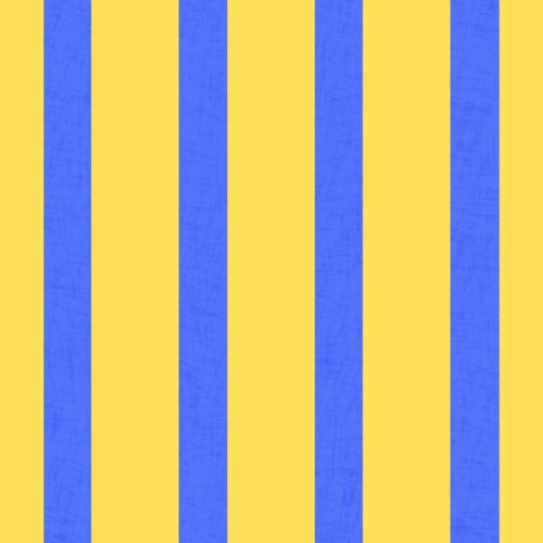 Lindsay Anne - Simple Stripe Banana And Cobalt