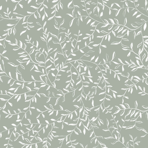 Hip Kid Design - Sketch Toile Greenery in Sage