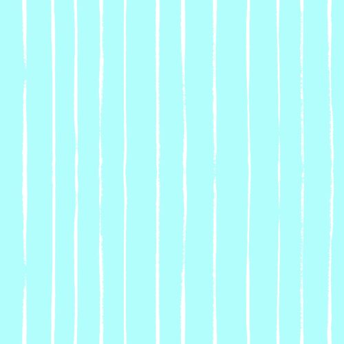 Lindsay Anne - Skinny Line Stripe Bright Aqua