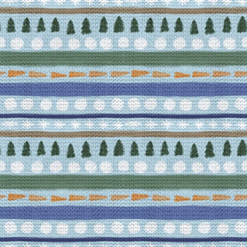 Snowball Fight Sweater Knit Stripe