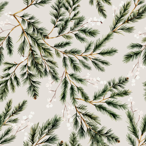 Hip Kid Design - Snowberry Winter Foliage