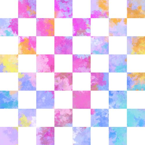 Lindsay Anne - Snowcone Checker Purple Multi