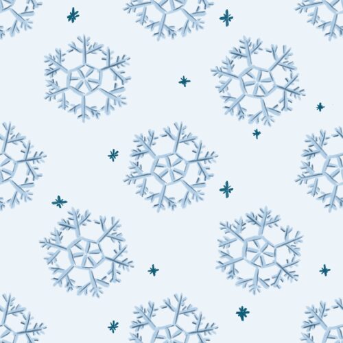 Lindsay Anne - Snowflake Powder Blue
