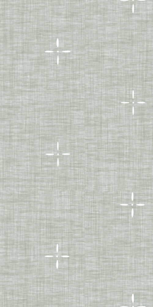 Hip Kid Design - Soft Cross Dot in Sage Linen