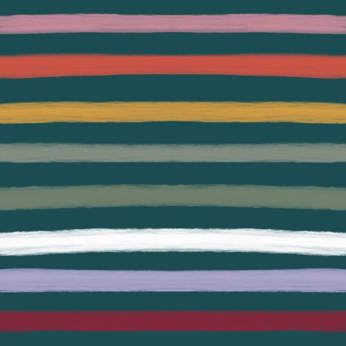 Lindsay Anne - Solstice Stripe Dark Teal