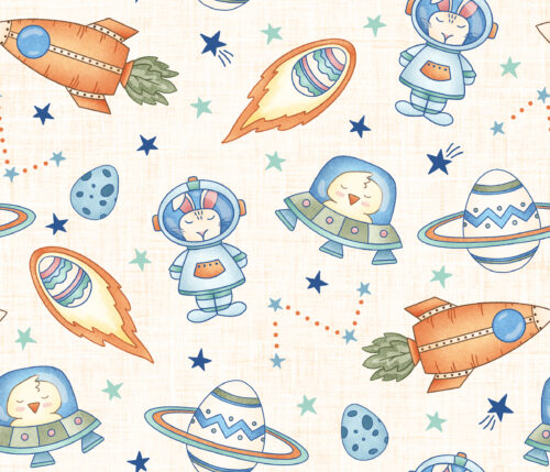 Krystal Winn - Space Bunny Boy White