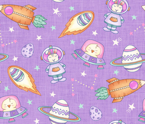 Krystal Winn - Space Bunny Girl Purple