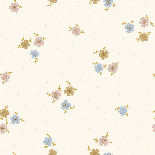 Eva Catharina - Sparklingflowers bluebrown