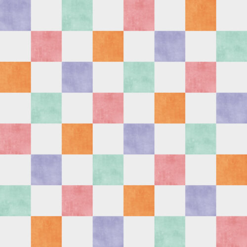 Krystal Winn - Spooky Cute Checks Multi White