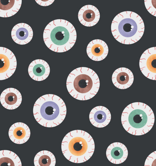 Krystal Winn - Spooky Cute Eyeballs Black