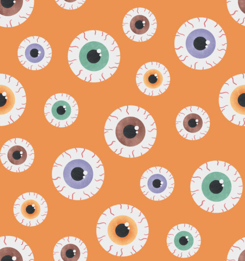 Krystal Winn - Spooky Cute Eyeballs Orange