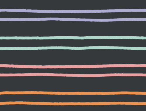 Krystal Winn - Spooky Cute Multi Stripe Black