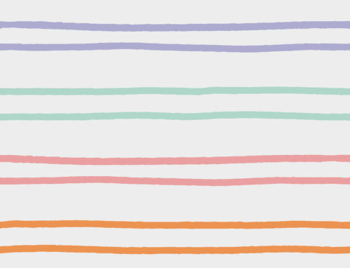 Krystal Winn - Spooky Cute Multi Stripe White