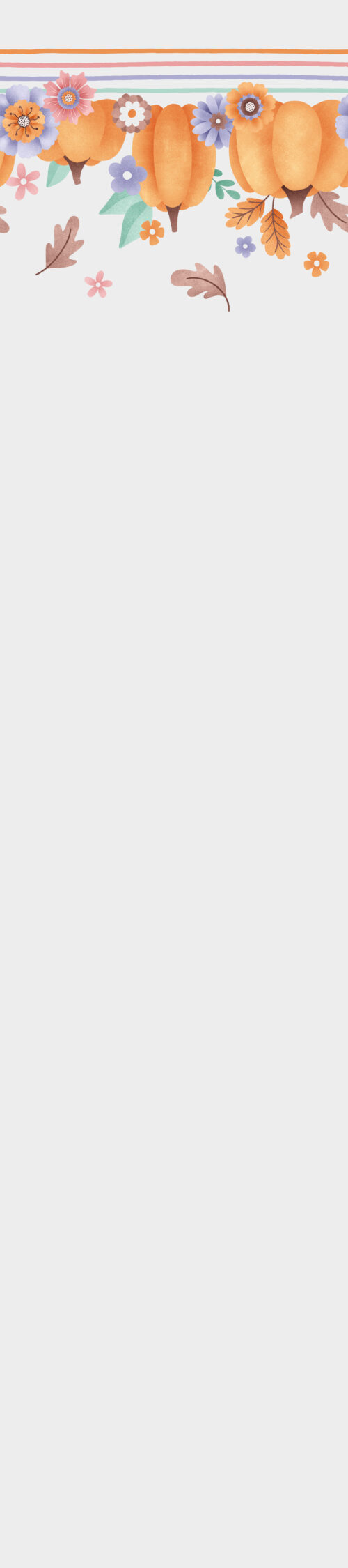 Krystal Winn - Spooky Cute Pumpkin Border Single Horizontal