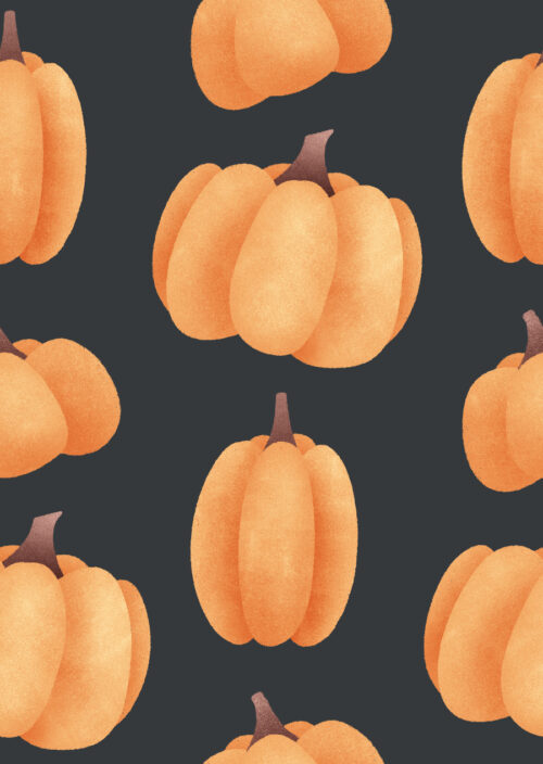 Krystal Winn - Spooky Cute Pumpkins Black