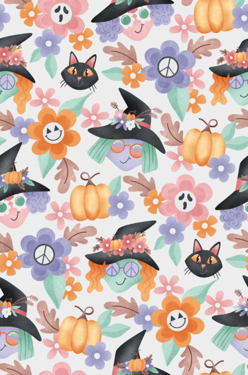 Krystal Winn - Spooky Cute Witches White