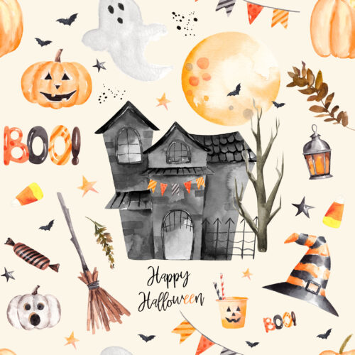 Hip Kid Design - Spooky Nights on Cream