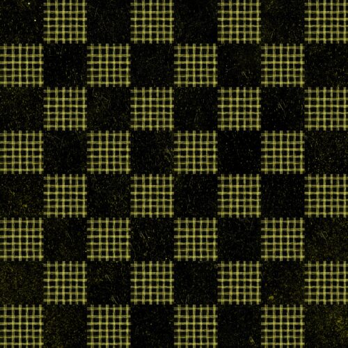 Lindsay Anne - Spooky Lane Checks   Yellow Glow