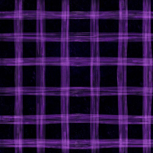 Lindsay Anne - Spooky Lane Plaid   Violet Glow