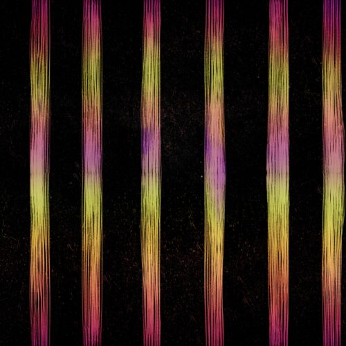 Lindsay Anne - Spooky Lane Stripe   Ombre Glow