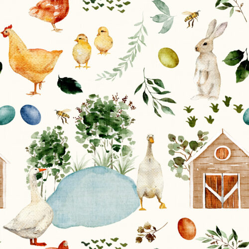 Hip Kid Design - Spring Farm Friends