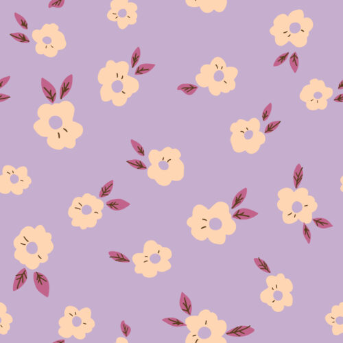 Juniper Row - Spring Flower In Purple