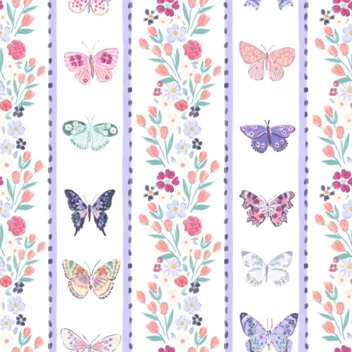 Lindsay Anne - Spring Time Flutter Stripe