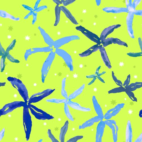 Lindsay Anne - Starfishstaccatoluminlimeblue