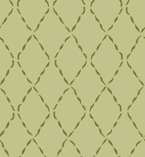 Juniper Row - Stitched Diamond In Pistachio