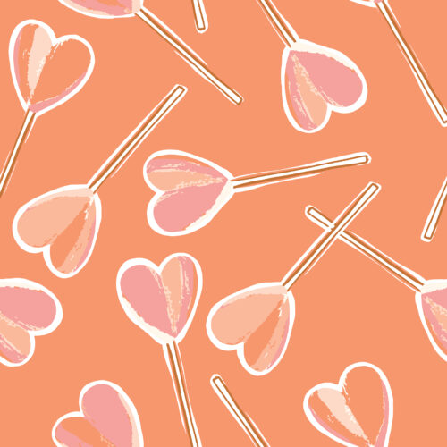 Indy Bloom Designs - Sucker For You In Coral 6x6