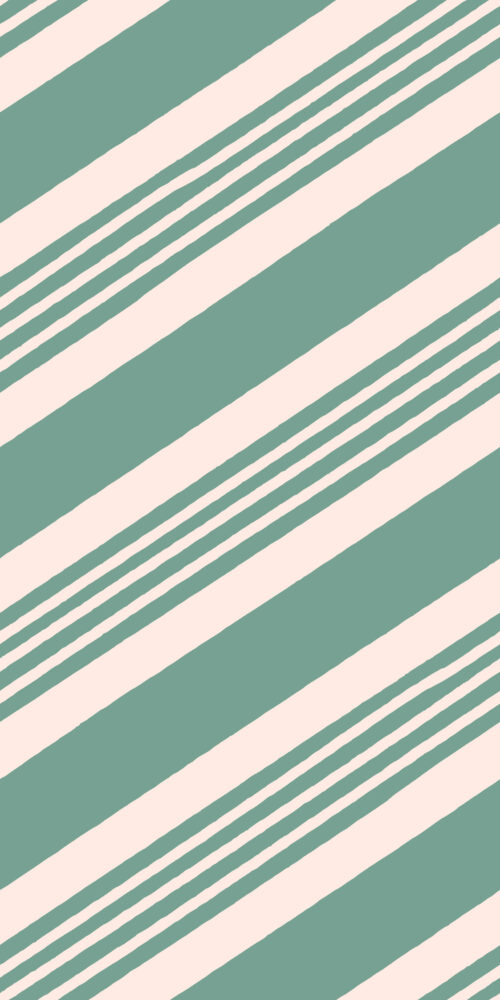 Krystal Winn - Sugar Plum Candy Cane Stripe Mint