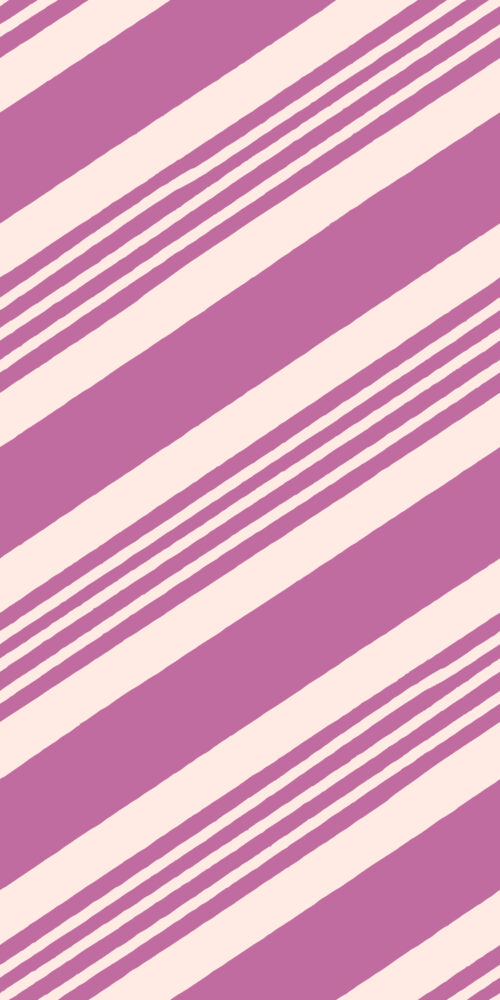 Krystal Winn - Sugar Plum Candy Cane Stripe Plum
