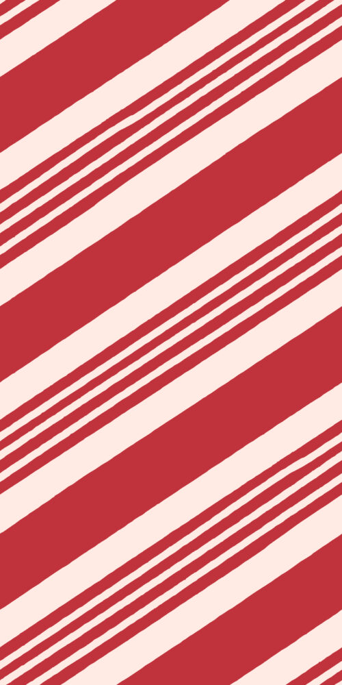 Krystal Winn - Sugar Plum Candy Cane Stripe Red