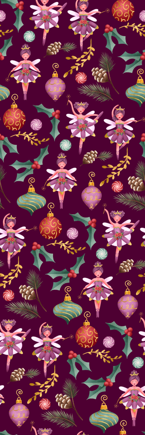 Krystal Winn - Sugar Plum Fairies Deep Plum