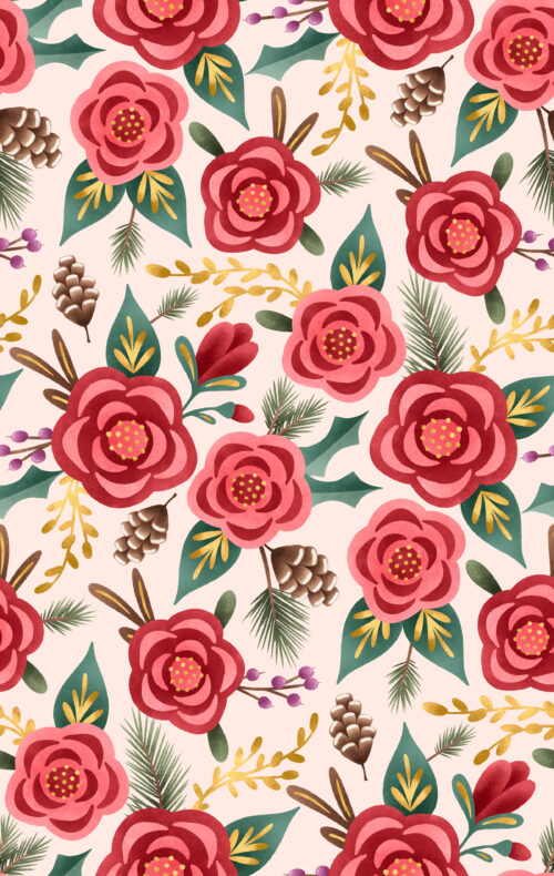 Krystal Winn - Sugar Plum Floral Cream