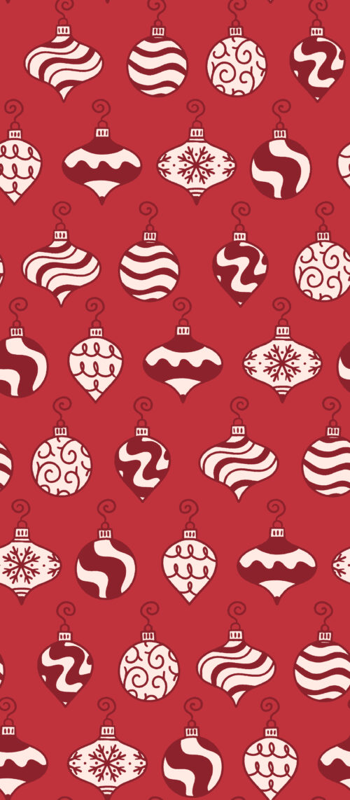 Krystal Winn - Sugar Plum Ornaments Red