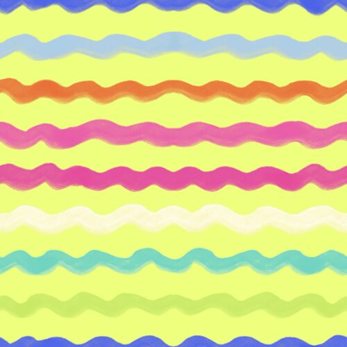 Lindsay Anne - Sugar Ripple Stripe Lemon Lime