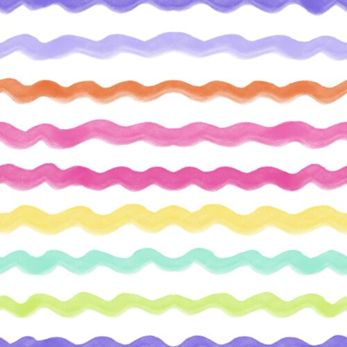 Lindsay Anne - Sugar Ripple Stripe White