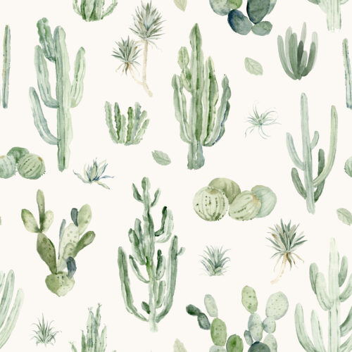 Hip Kid Design - Summer Cactus on Off White