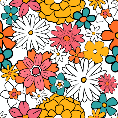 Spring in to Summer - Summery Floral White