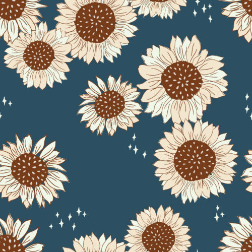 Juniper Row - Sunflower Magic In Dark Sky