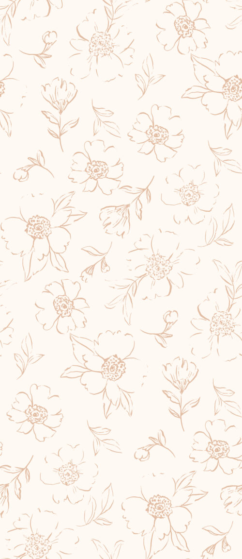 Indy Bloom Designs - Sweet Peonies Sketch In Tan
