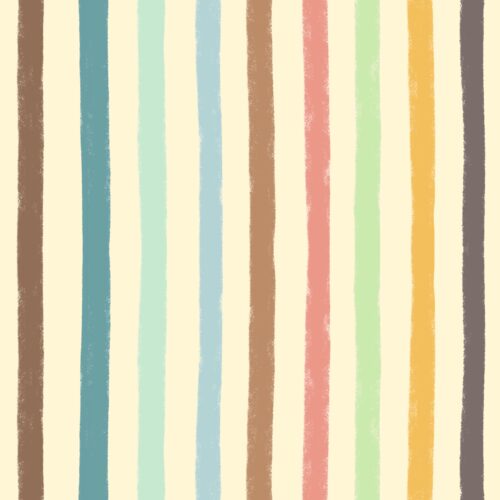 Lindsay Anne - Sweet Faded Stripe Light Yellow