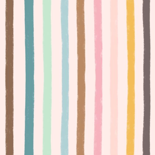 Lindsay Anne - Sweet Faded Stripe Lt Pink Multi