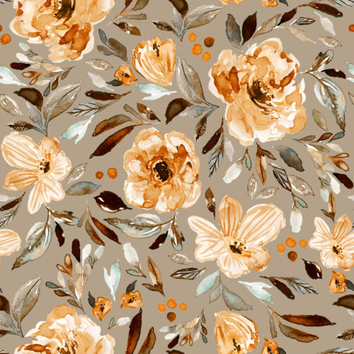 Indy Bloom Designs - Sweet Pea Garden Taupe 9x9