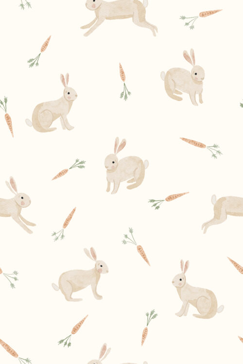 TMM Bunnies and carrots cream