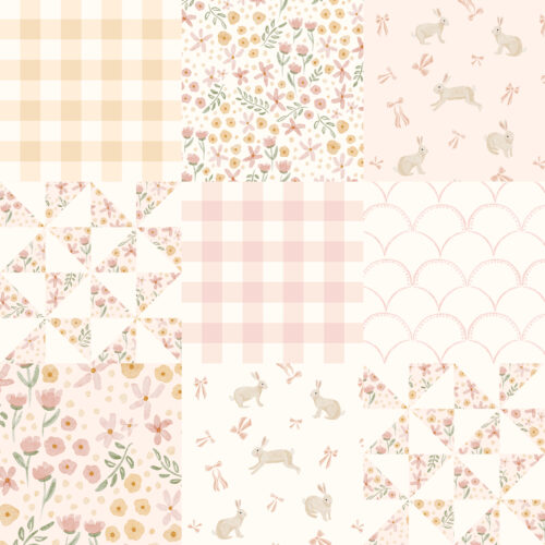 TMM Spring girl cheater quilt