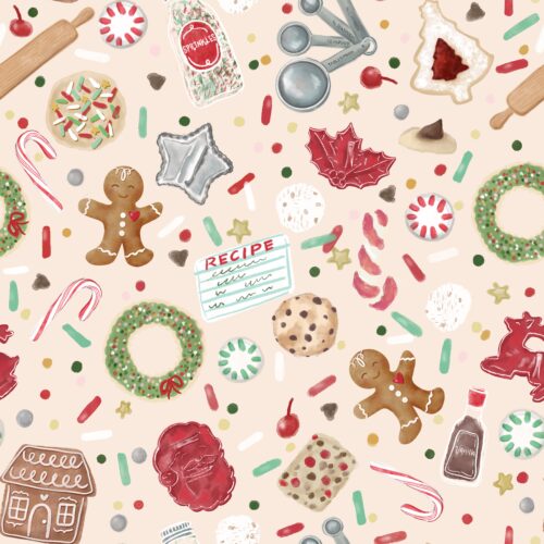 Tan Holiday Baking Fun