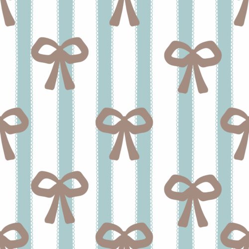 Casey Gowers - Taupe Bow Blue
